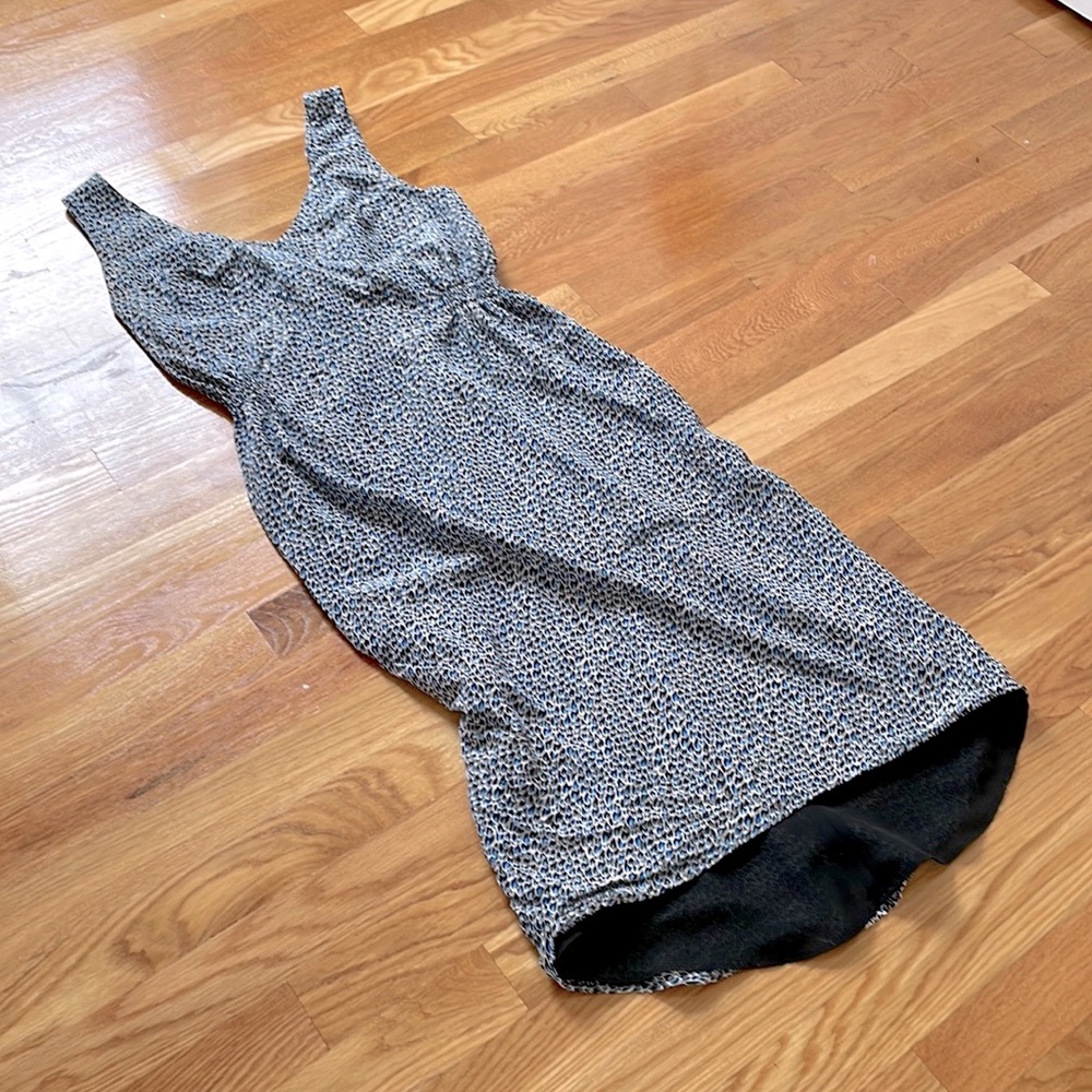 Aritzia Babaton | Silk Adjustable Cross Back Midi Dress | XS - Picture 9 of 13